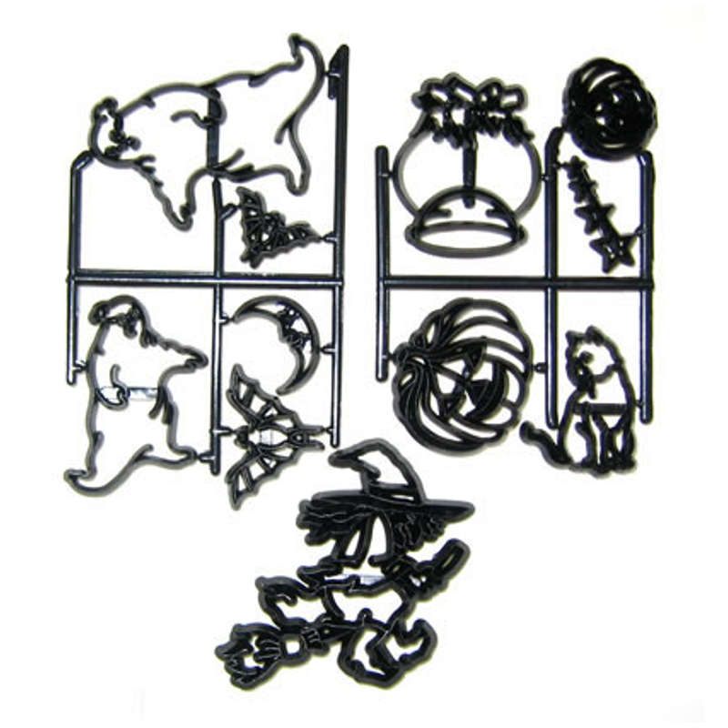 Patchwork Cutters HALLOWEEN Witch Ghost Pumpkin Sugarcraft Cake Decorating