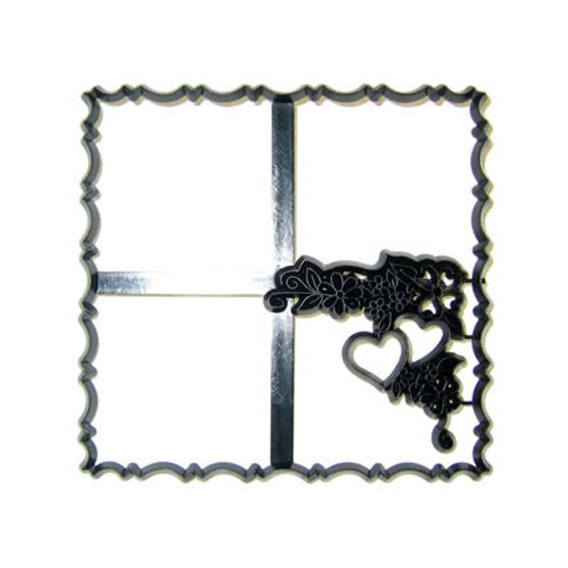Patchwork Cutters NAME PLACE SETTING `A` HEART Sugarcraft Cake Decorating