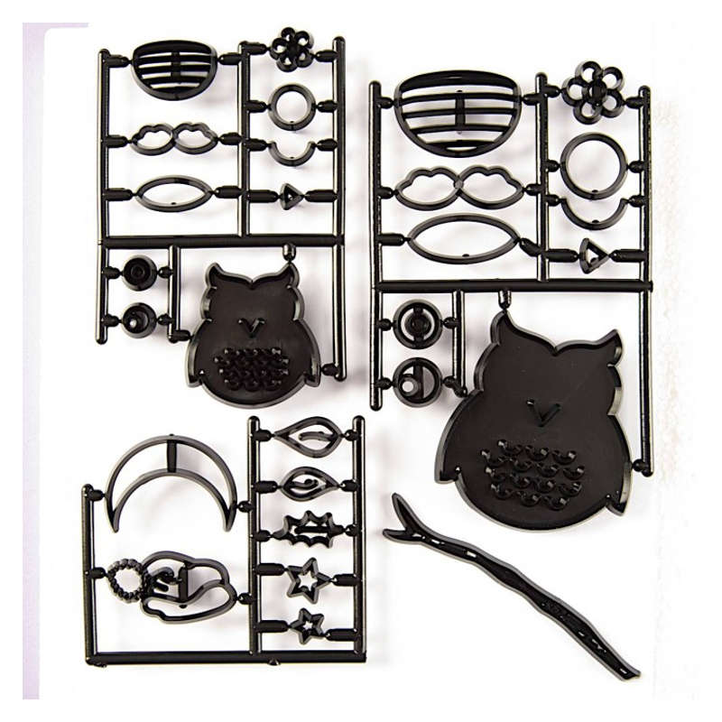 Patchwork Cutters OWL SET Bird Cake Decorating Sugarcraft Cutting Tool