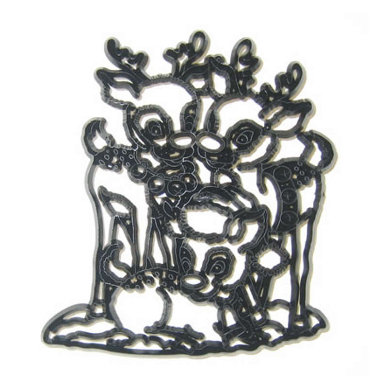 Patchwork Cutters Christmas REINDEER Sugarcraft Cake Decorating
