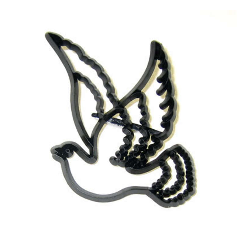 Patchwork Cutters REVERSE DOVE Bird Sugarcraft Cake Decorating