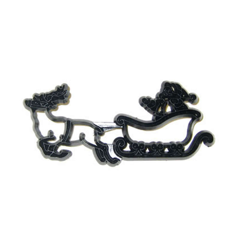 Patchwork Cutters Father Christmas SANTA Claus SLEIGH Sugarcraft Cake Decorating
