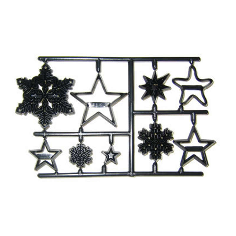 Patchwork Cutters SNOWFLAKES & STARS Sugarcraft Cake Decorating