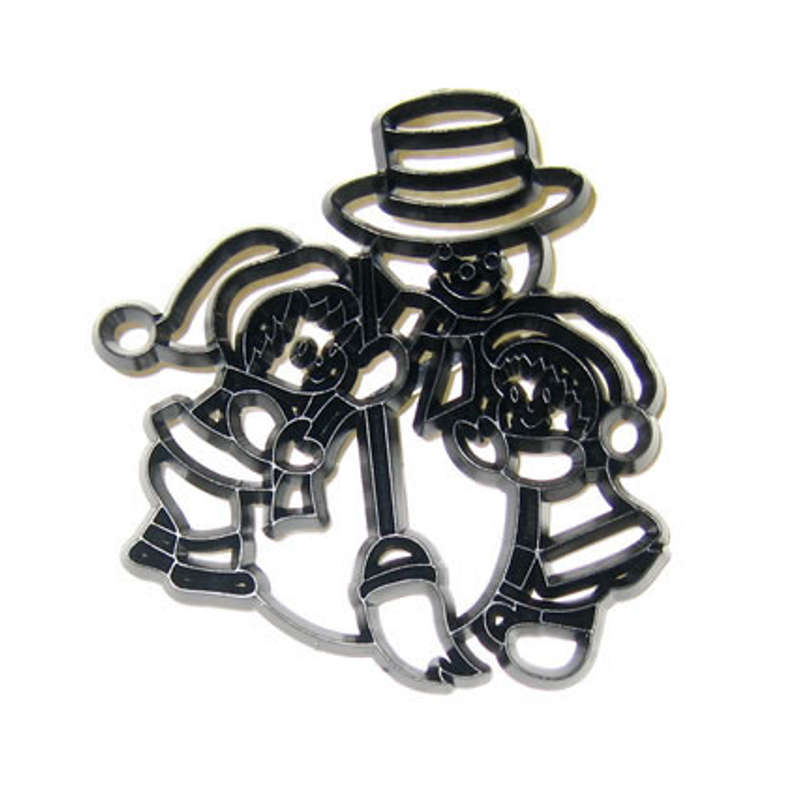 Patchwork Cutters Christmas SNOWMAN Christmas Sugarcraft Cake Decorating