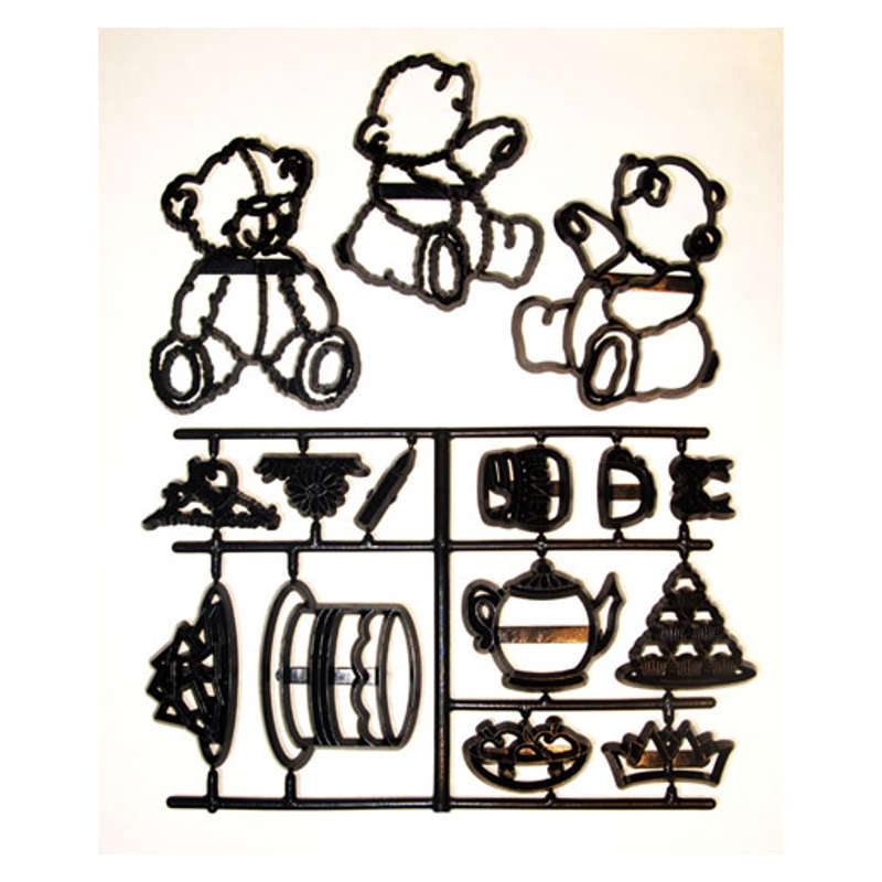 Patchwork Cutters TEDDY BEARS PICNIC Sugarcraft Cake Decorating