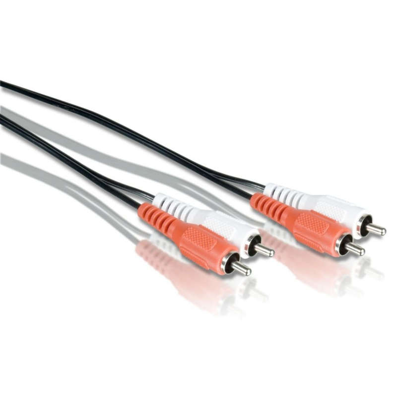 Philips SWA2521T 1.5m Shielded RCA Male to Male Stereo Audio Cable