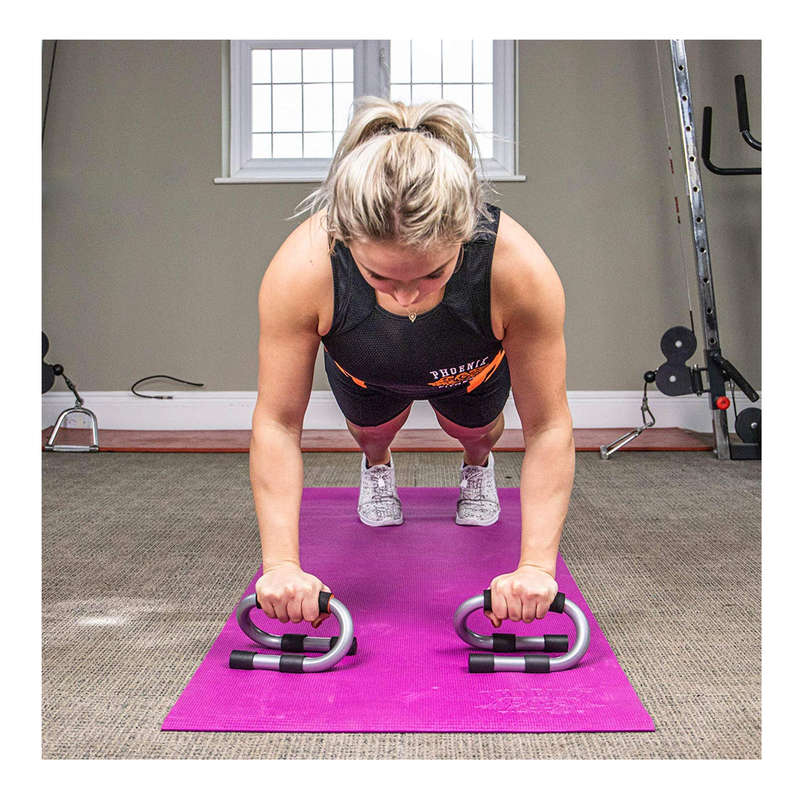 Phoenix Fitness Press Up, Push Up Bar Stand with Non-Slip Handles - Home and Gym