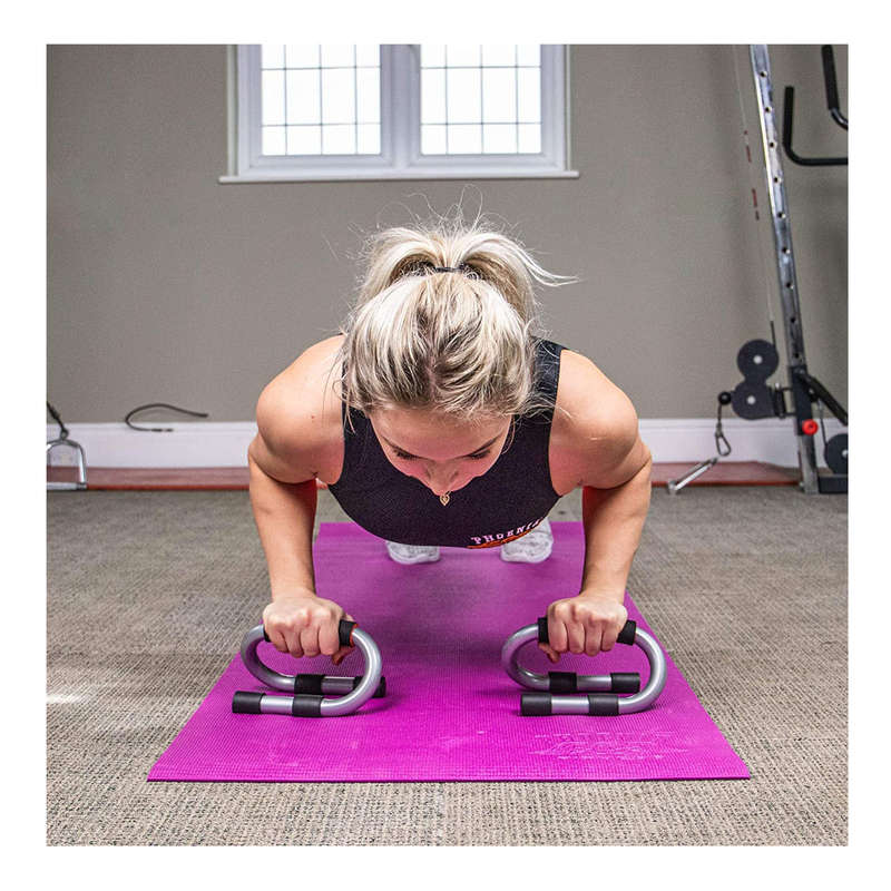 Phoenix Fitness Press Up, Push Up Bar Stand with Non-Slip Handles - Home and Gym