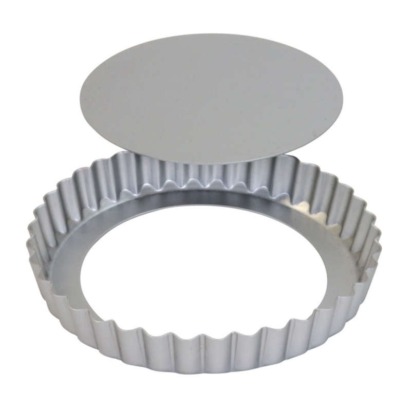 PME Loose Bottom Flan Pan - 15cm / 6` - Aluminium Flan Quiche Tart Baking Tin