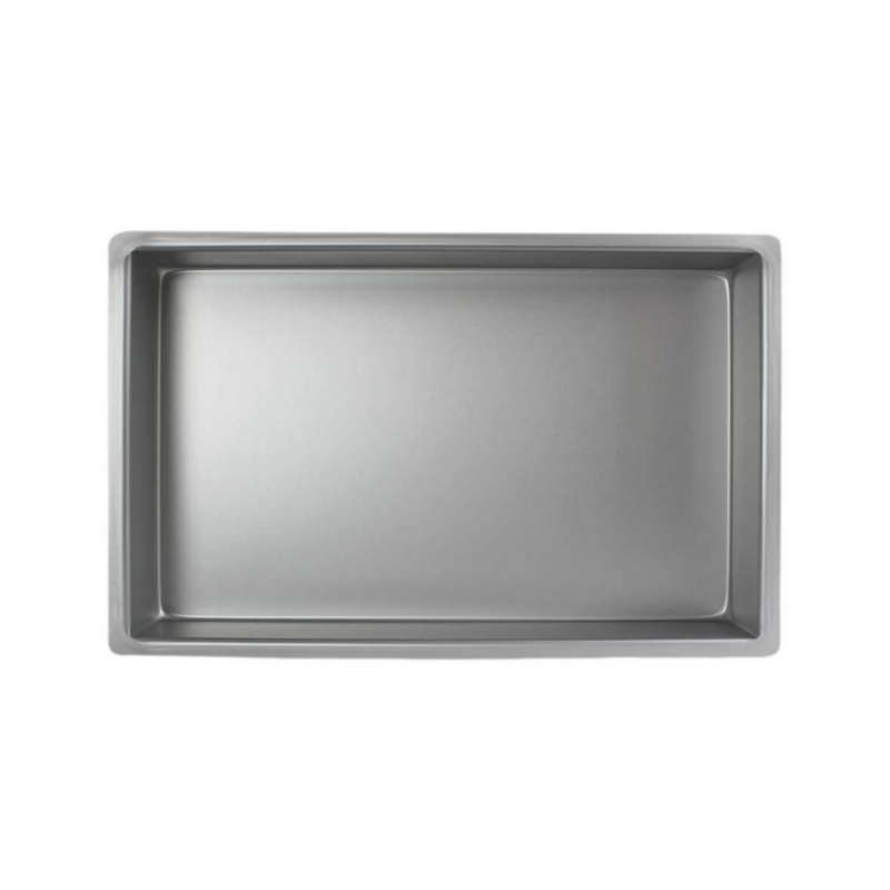 PME 7 x 11 x 4` OBLONG RECTANGLE Anodised Aluminium Cake Baking Pan Tin Bakeware