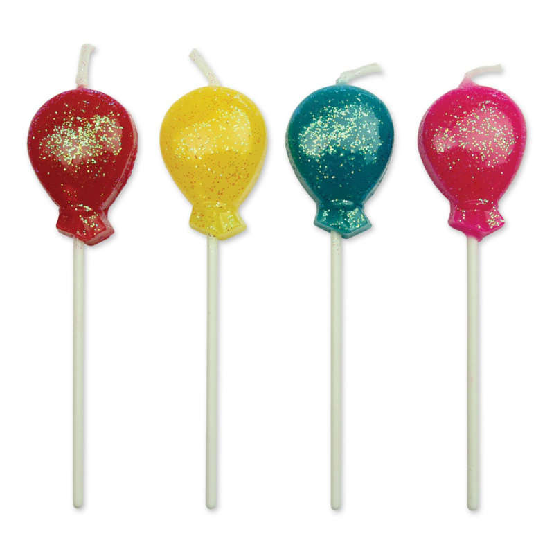 PME 8 Set BALLOON Candles Birthday Party Celebration Cake Decorating