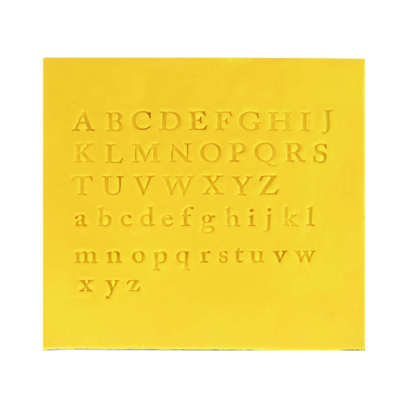 PME Fun Fonts Alphabet Letters Collection 2 Embosser Stamp Set Cake Decorating