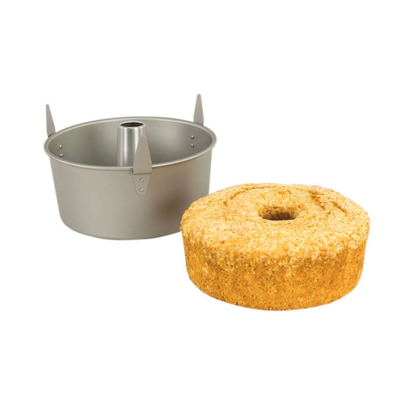 PME Loose Bottom Angel Cake Pan 203 x 102 / 8 x 4` Round Aluminium Baking Tin