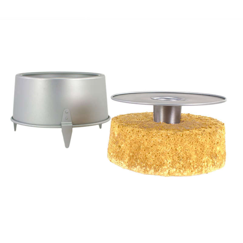 PME Loose Bottom Angel Cake Pan 203 x 102 / 8 x 4` Round Aluminium Baking Tin