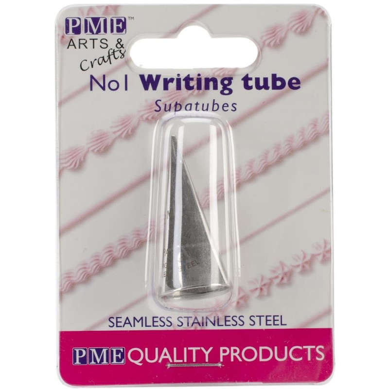 PME #1 Writer Tube Stainless Steel Icing Fondant Piping Decorating Nozzle Tip