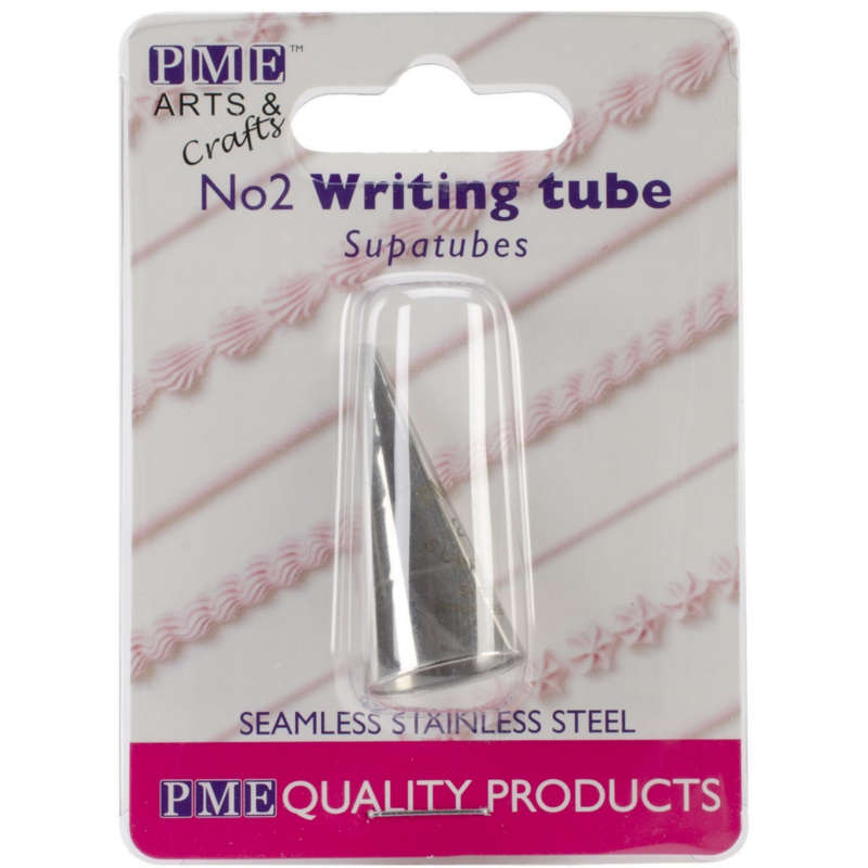 PME #2 Writer Tube Stainless Steel Icing Fondant Piping Decorating Nozzle Tip
