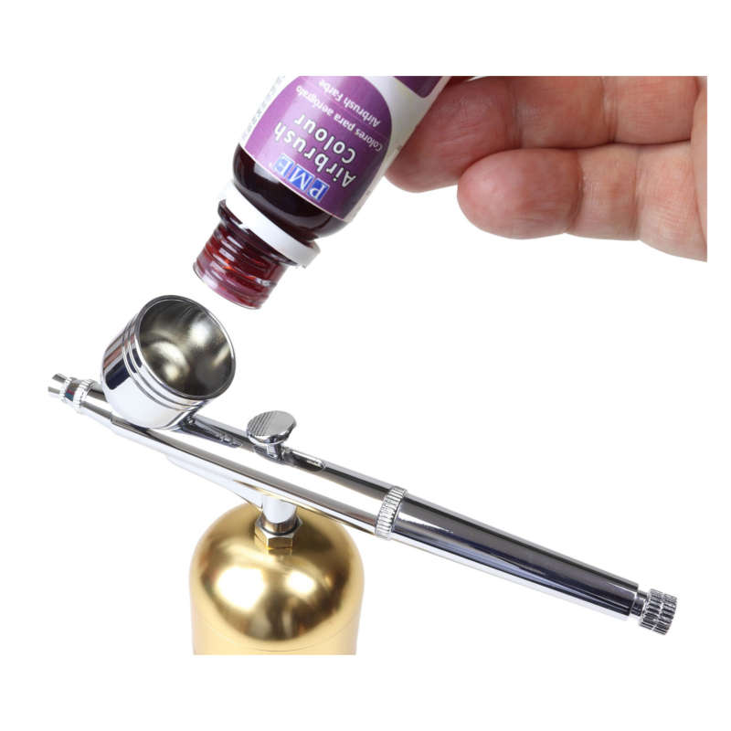 USED - PME Portable Airbrush Set Rechargeable Food Colour Spray Compressor Unit