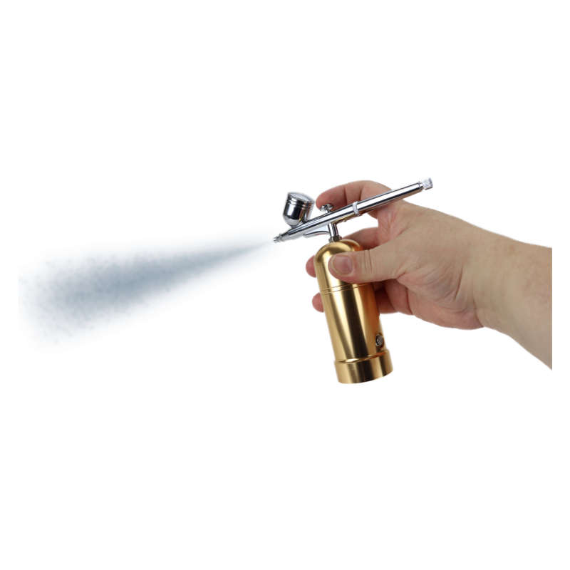 USED - PME Portable Airbrush Set Rechargeable Food Colour Spray Compressor Unit