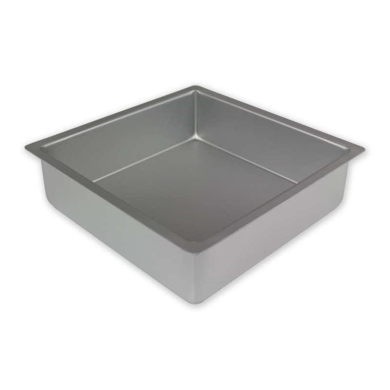 PME 14x4` SQUARE Anodised Aluminium Wedding Cake Baking Pan Tin Bakeware