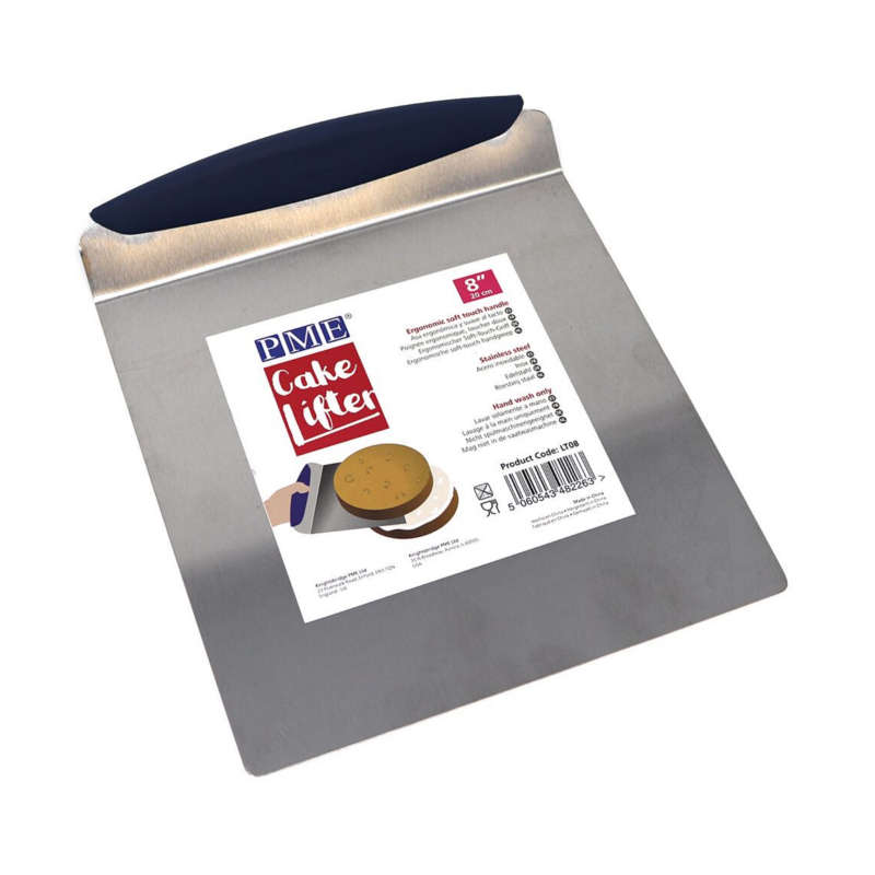 PME 20 cm / 8` Cake Lifter Stainless Steel Strong with Soft Touch Handle