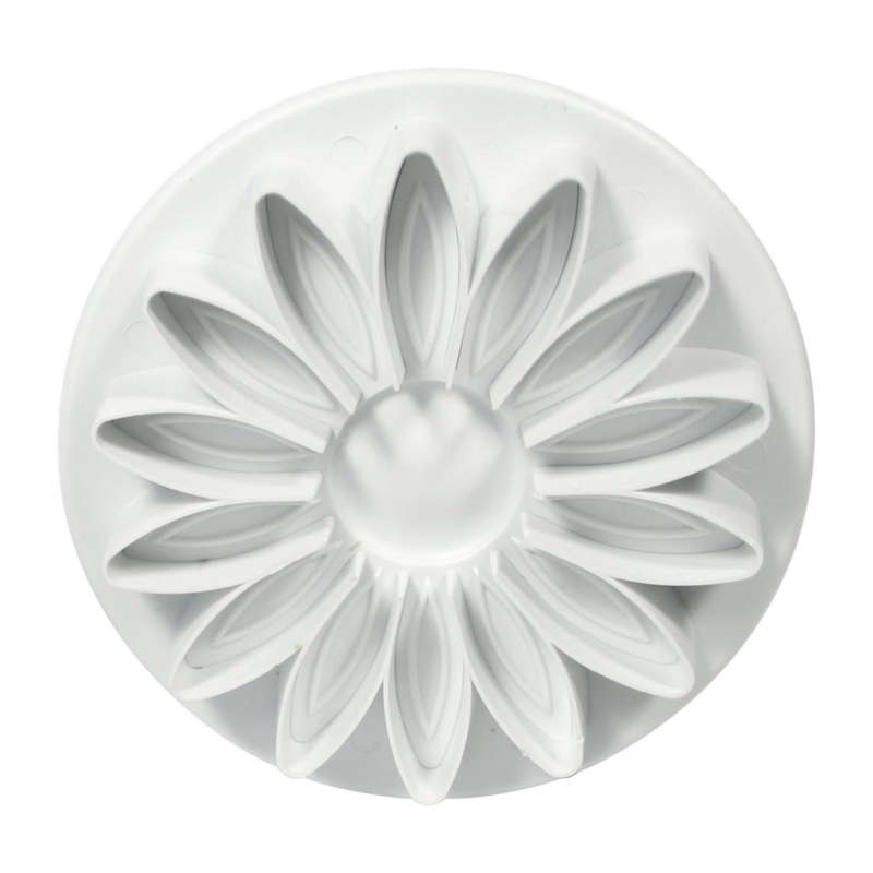 PME Medium VEINED SUNFLOWER DAISY GERBERA Plastic Icing CutOut Cutter Sugarcraft