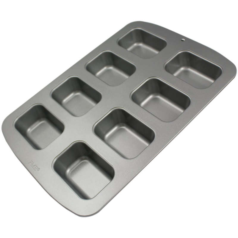 PME Non Stick 8 MINI OBLONG Cake Baking Pan Tin Tray Bakeware