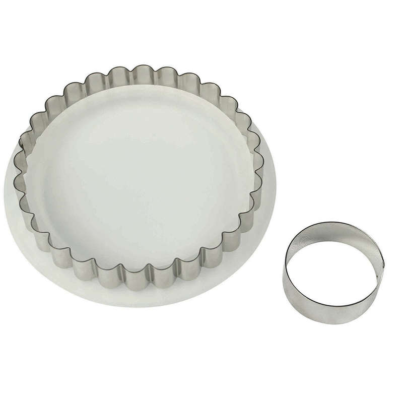PME 2pk GARRET FRILL FLOWER PETAL Cut Out Stainless Steel Icing Cutters Craft