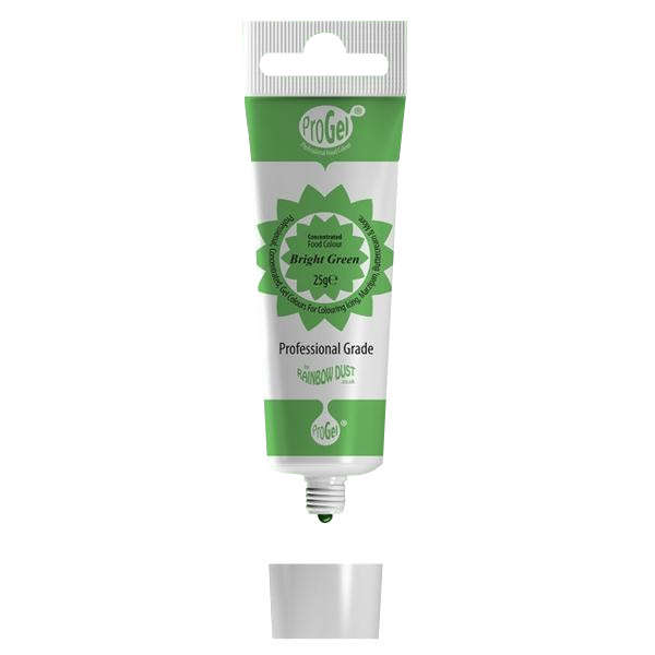 Rainbow Dust BRIGHT GREEN ProGel Icing Colour Paste Gel Food Cake Colouring