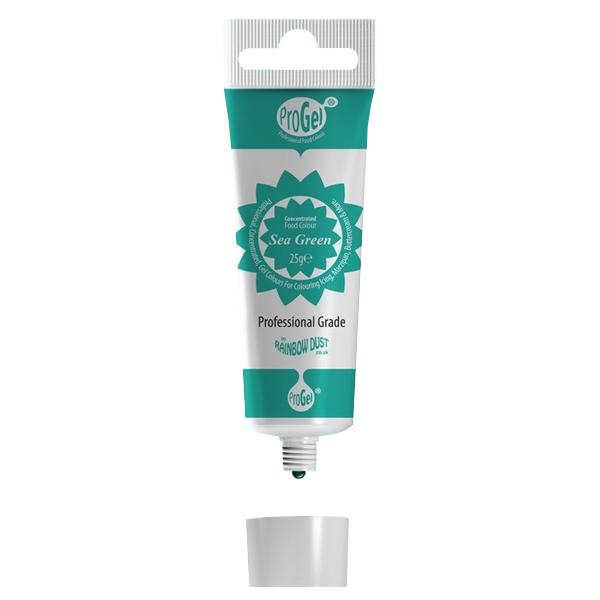Rainbow Dust SEA GREEN ProGel Icing Colour Paste Gel Food Colouring Sugarcraft