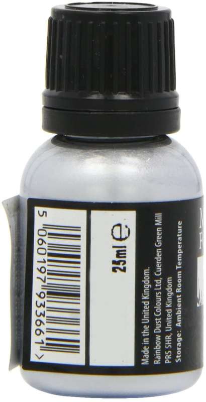 Rainbow Dust Edible Food Paint METALLIC LIGHT SILVER Cake Decorating Sugarcraft