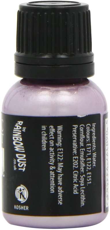 Rainbow Dust Edible Food Paint METALLIC PEARLESCENT LILAC For Cake Decorating