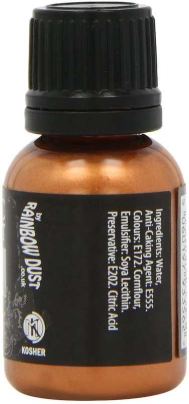 Rainbow Dust Edible Food Paint METALLIC COPPER For Cake Decorating Sugarcraft