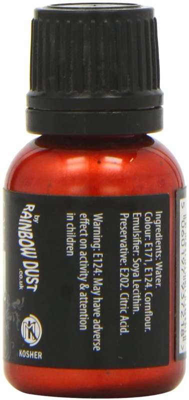 Rainbow Dust Edible Food Paint METALLIC RED For Cake Decorating Sugarcraft
