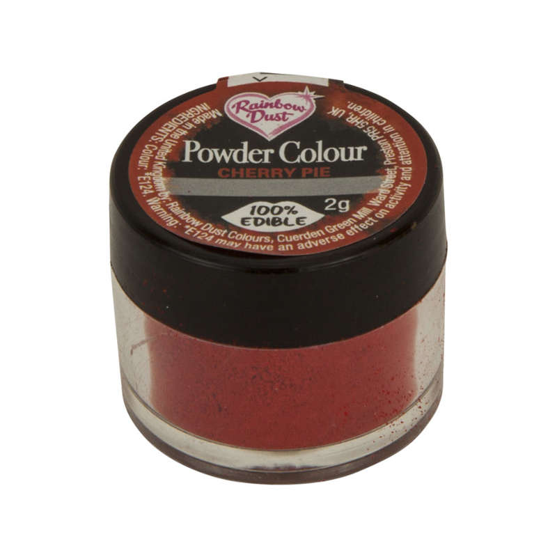 Rainbow Dust Powder Colour Edible Food Colouring For Cake Decoration- Cherry Pie