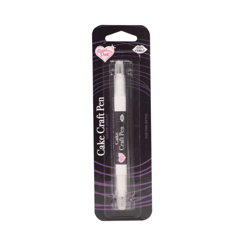 Rainbow Dust Cake Craft Pen Edible Food Colouring for Fine Detail - Grape Violet