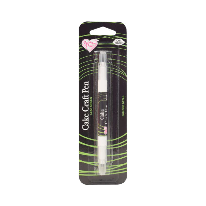 Rainbow Dust Cake Craft Pen Edible Food Colouring for Fine Detail - Leaf Green
