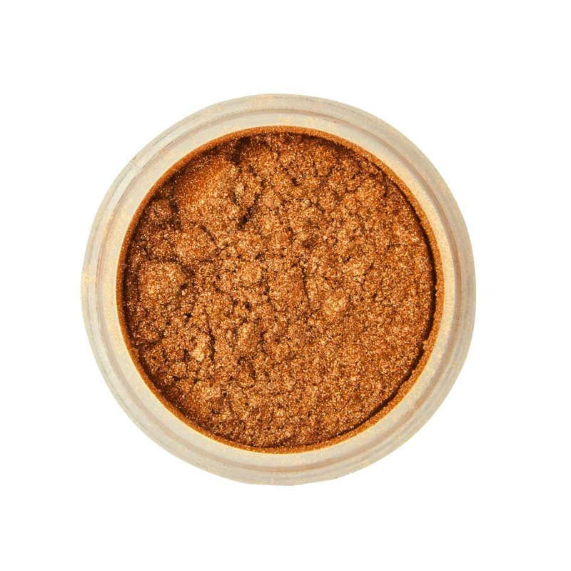 Rainbow Dust Lustre METALLIC GINGER GLOW Edible Shimmer Powder Cake Decorating