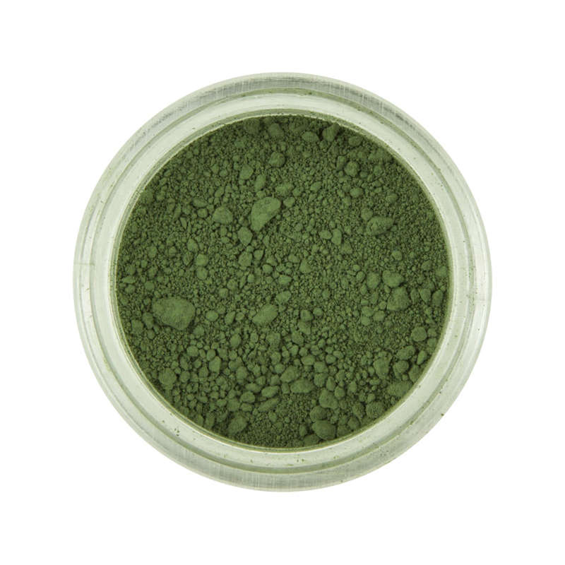 Rainbow Dust Powder Colour Edible Food Colouring For Cake Decoration- Moss Green