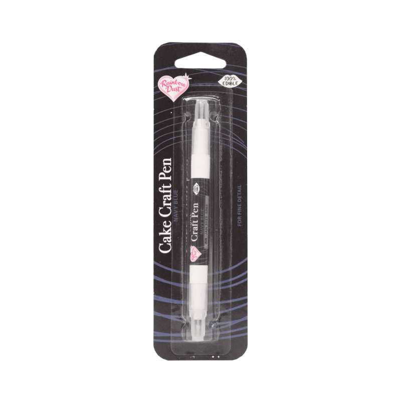 Rainbow Dust Cake Craft Pen Edible Food Colouring for Fine Detail - Navy Blue