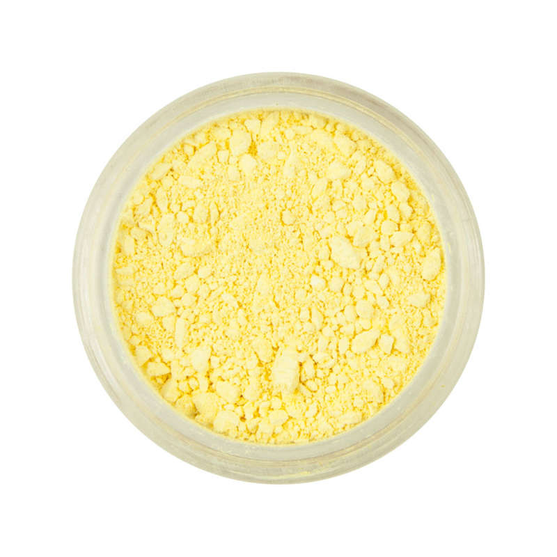 Rainbow Dust Powder Colour Edible Food Colouring For Cake Decoration- Primrose