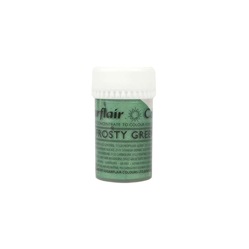 Sugarflair Satin Paste Concentrated Edible Food Colouring Gel - Frosty Green