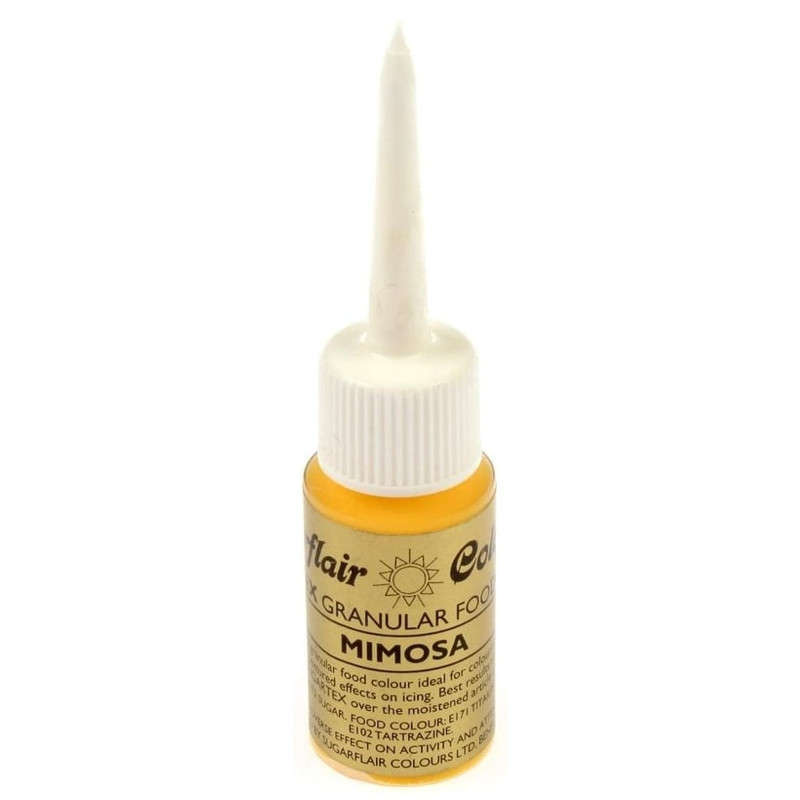 SugarFlair Edible Sugartex Texturing Cake Granular Food Colour MIMOSA