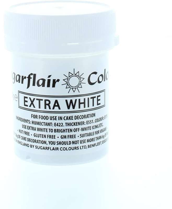 Sugarflair Maximum Concentrated Paste Edible Food Colouring 42g - Extra White