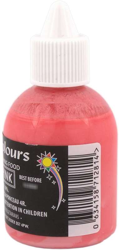 Sugarflair Airbrush Edible Liquid Colour for Airbrushing - Bubblegum Pink 60ml