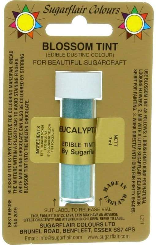 Sugarflair Eucalyptus Edible Blossom Tints Food Colour Colouring Dust Powder