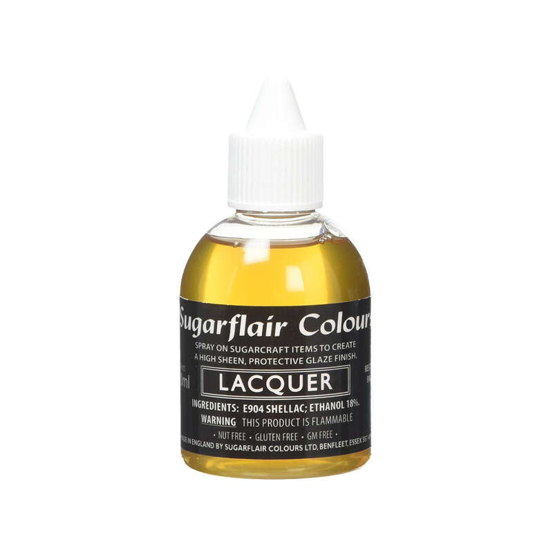 Sugarflair Edible Sugarcraft Airbrush Lacquer Confectioner`s Glaze Varnish 60ml
