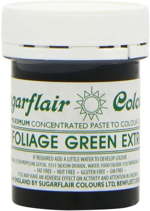 Sugarflair Maximum Concentrated Paste Food Colouring 42g - Foliage Green Extra