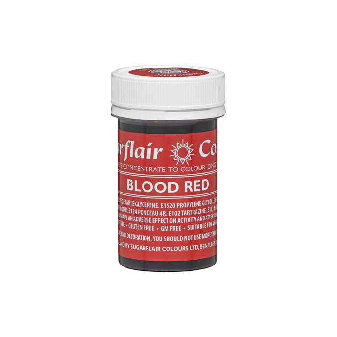 SugarFlair Spectral Concentrated Edible Paste Food Colouring - Blood Red