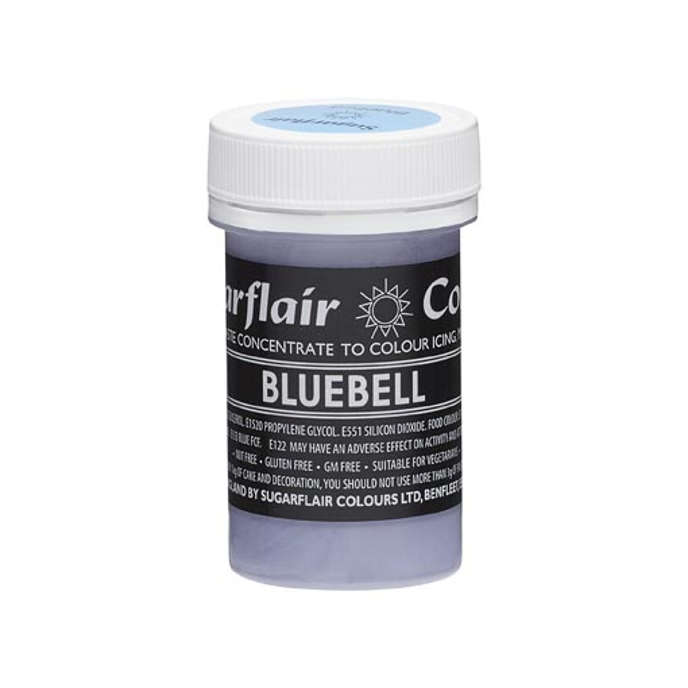 Sugarflair BLUEBELL Pastel Edible Food Colouring Colour Paste Gel Icing 25G