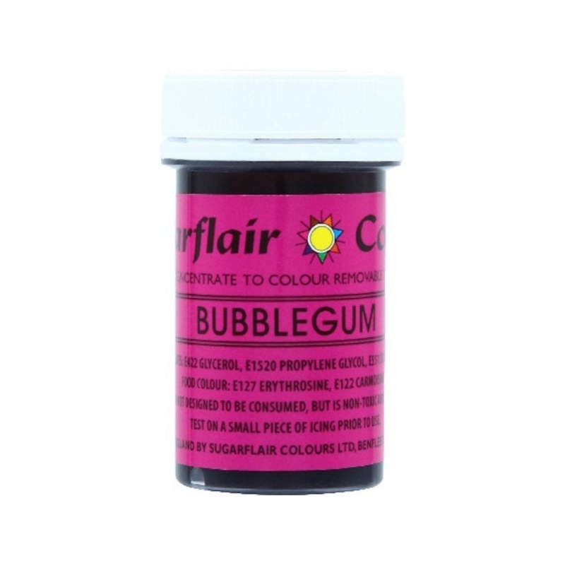 Sugarflair Craft Paste Colours Vibrant Non Toxic Non Edible - Bubble Gum 25g